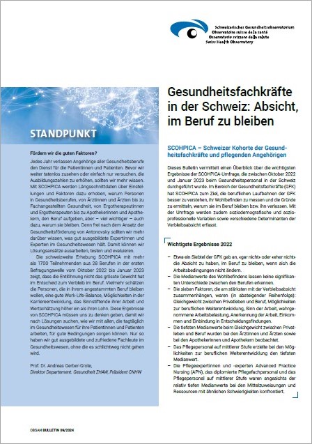Obsan Bulletin 09/2024